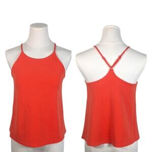 Uniqlo Crepe Jersey Bra Camisole Red Women’s Size Small